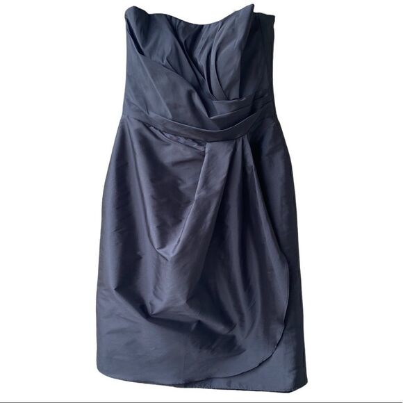 Alfred Sung Black Mini Sleeveless Cocktail Dress  NWT - Picture 1 of 5